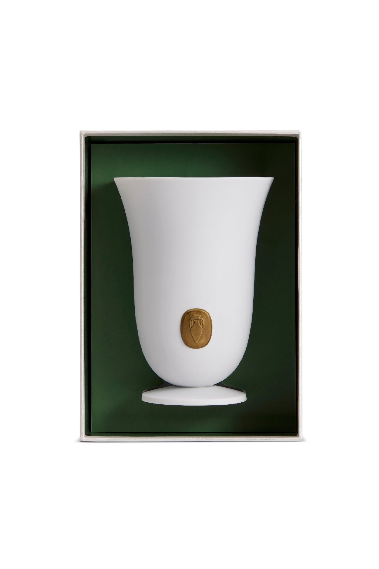 Bougie bois en porcelaine - White