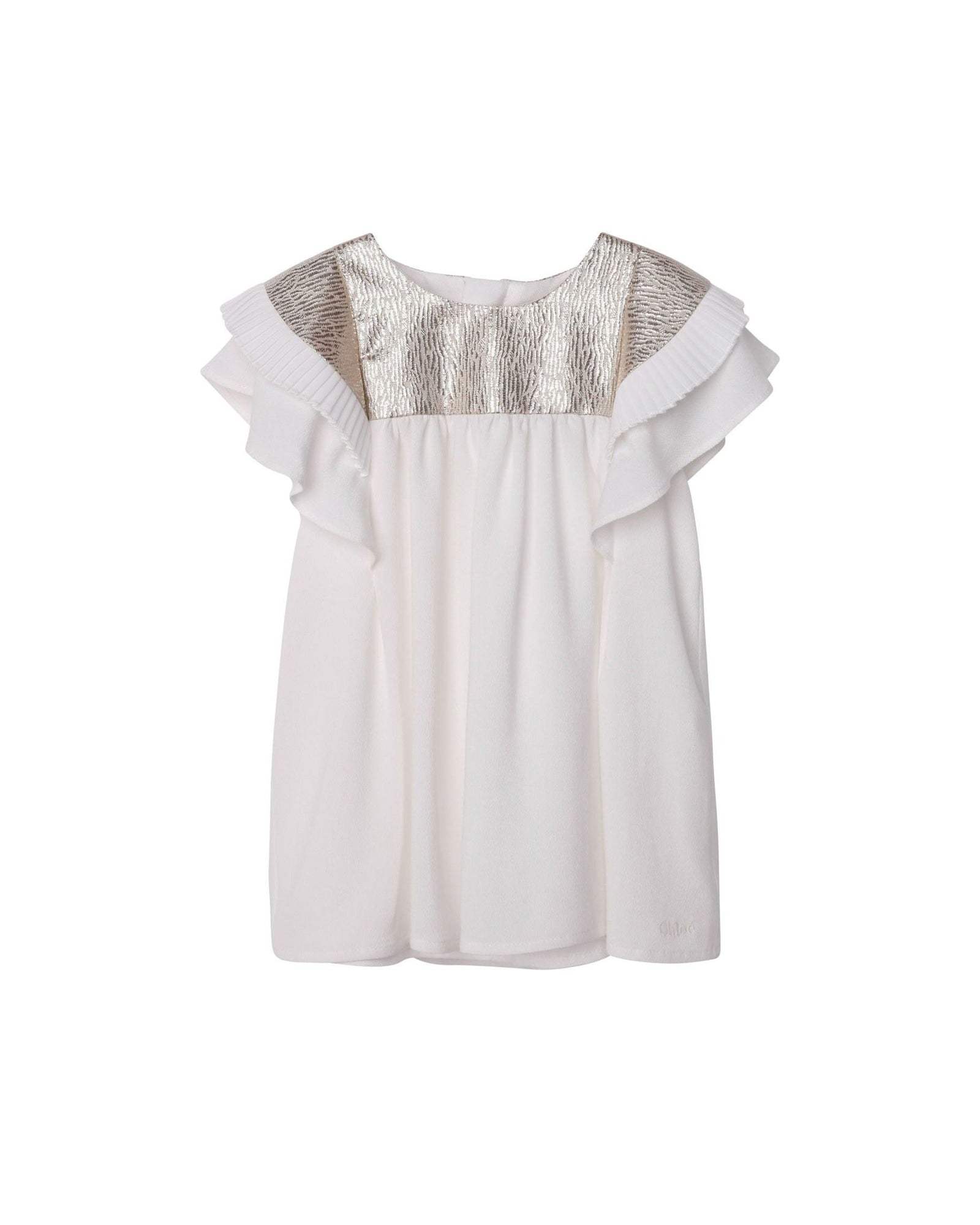 Robe de cérémonie en crêpe - Dore