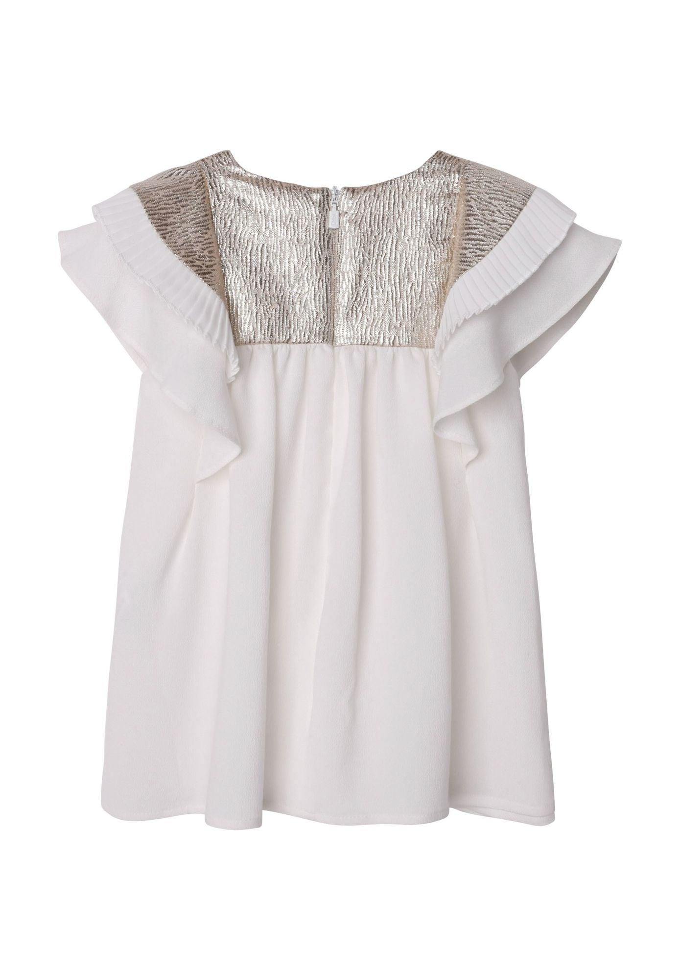 Robe de cérémonie en crêpe - Dore