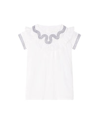 Robe en percale - Offwhite