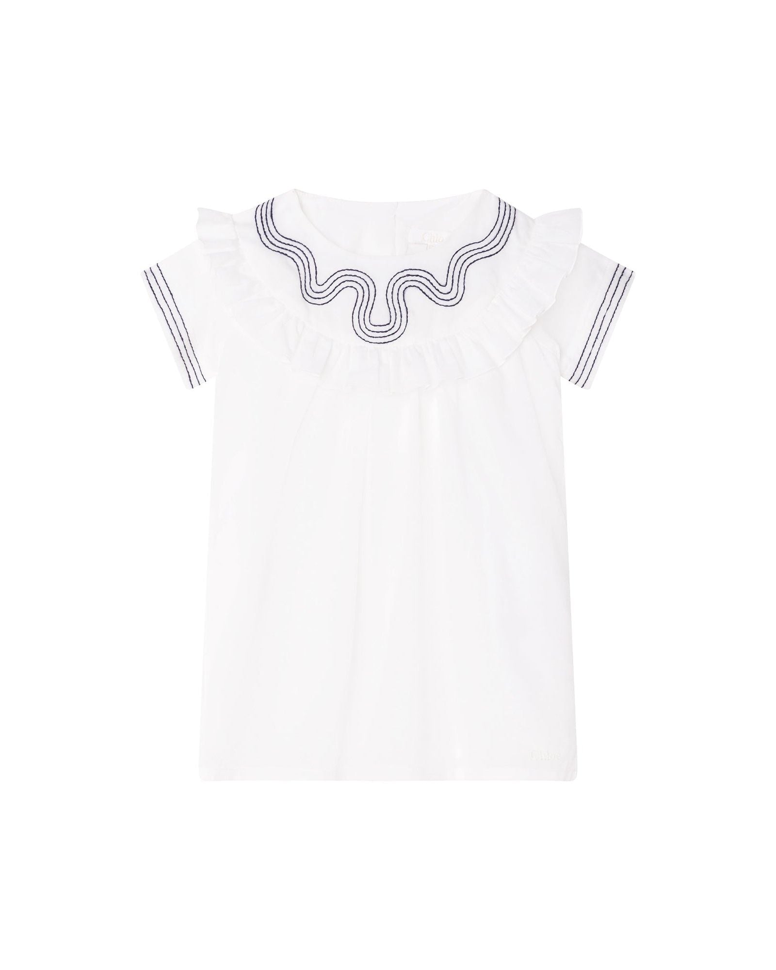Robe en percale - Offwhite