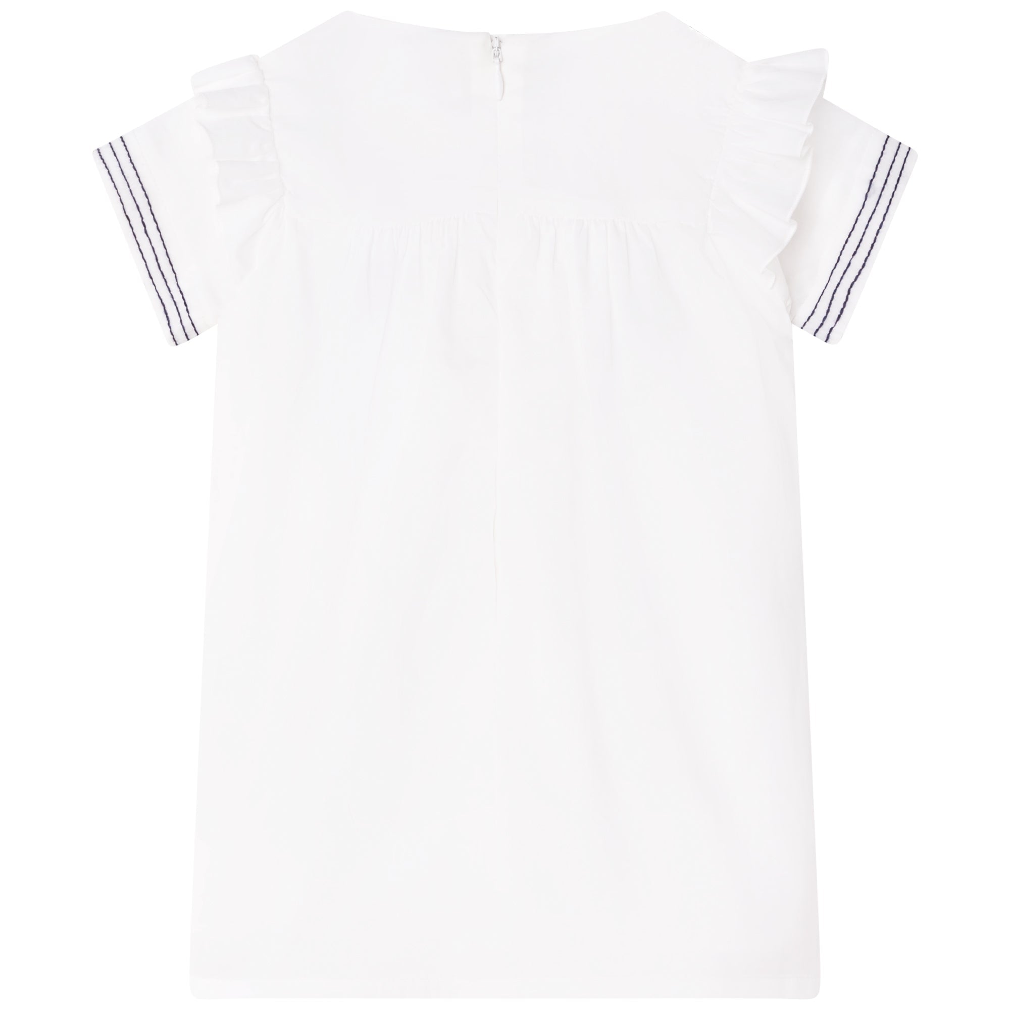 Robe en percale - Offwhite