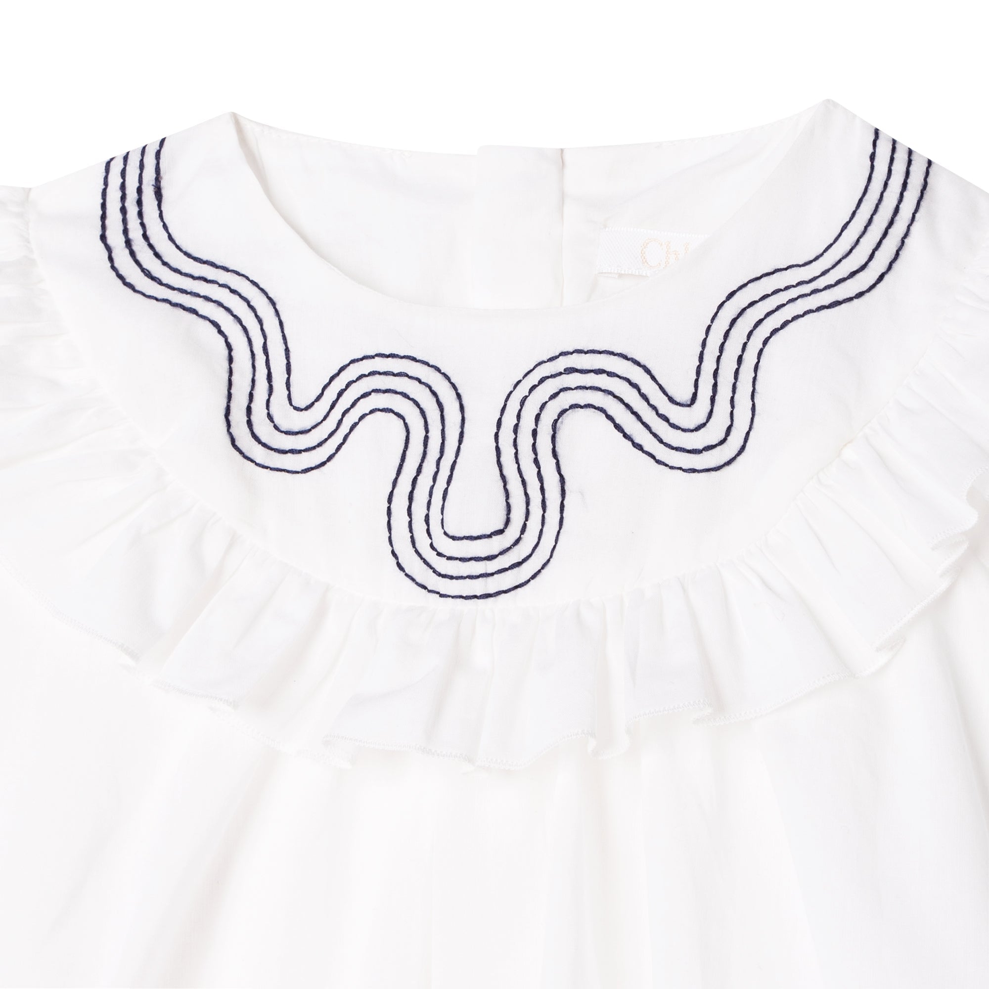 Robe en percale - Offwhite
