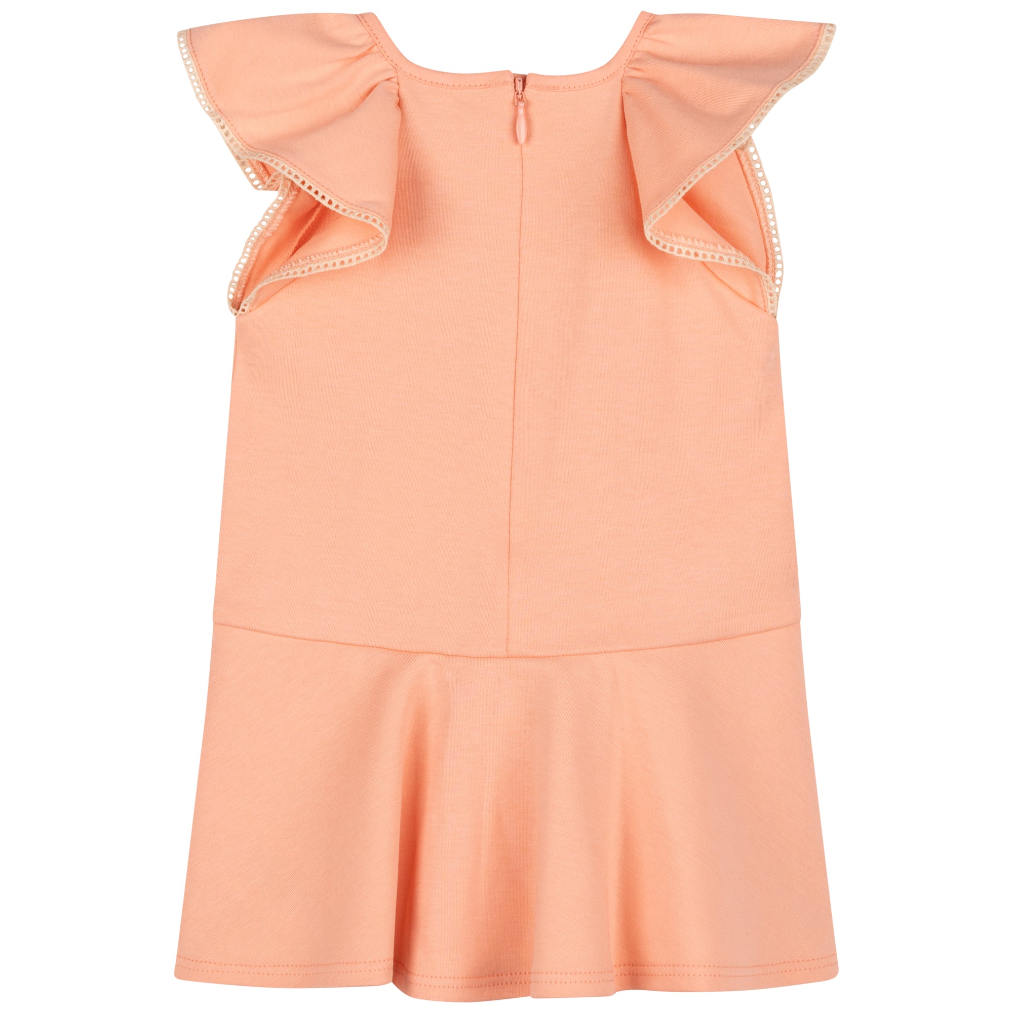 Robe à volants - Papaye