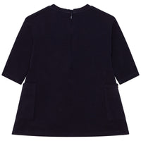 Short-sleeved dress - Bleu Amiral