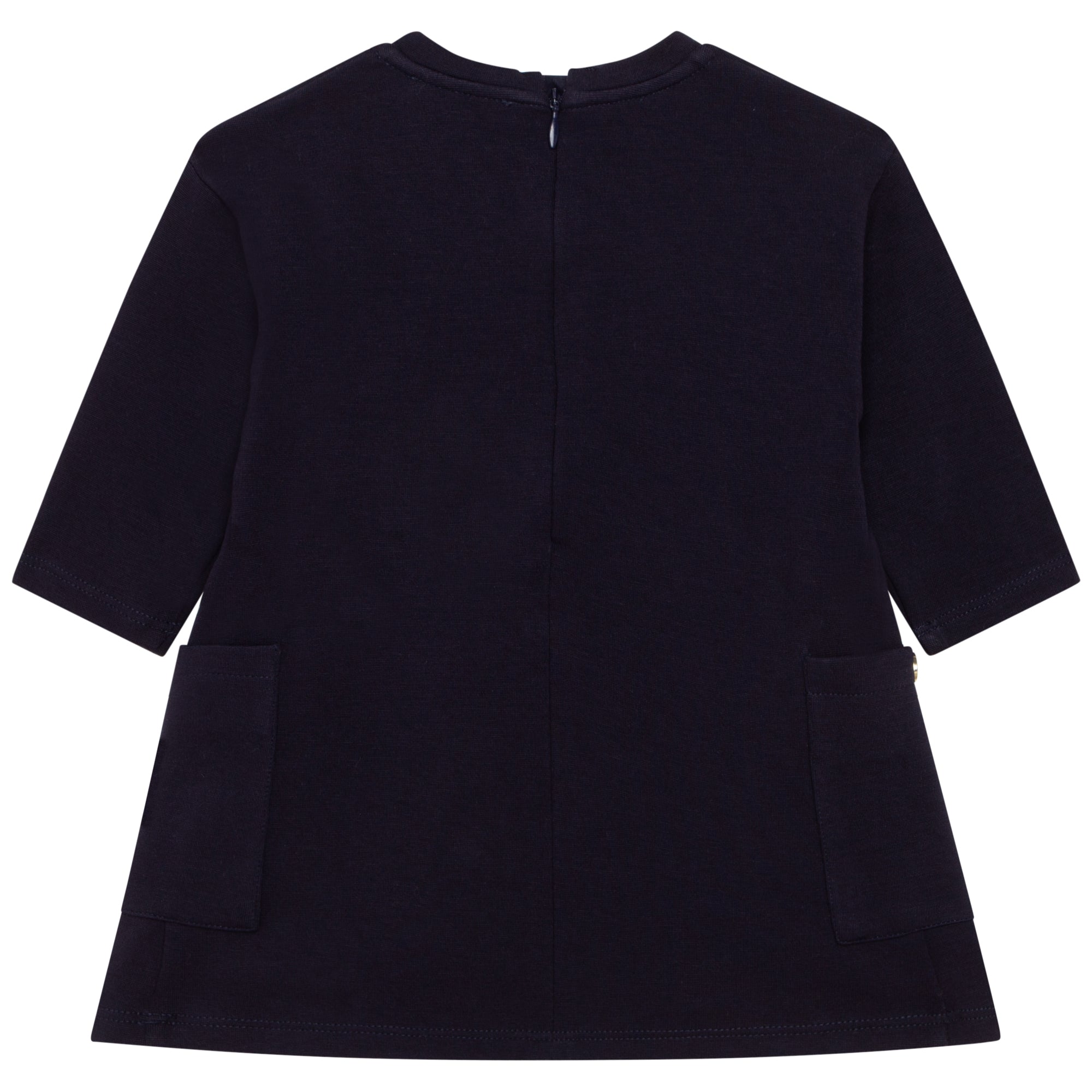 Short-sleeved dress - Bleu Amiral