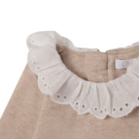 Robe en molleton - Beige Foncé