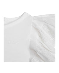 Robe à volants - Offwhite