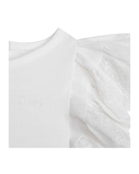 Robe à volants en coton - Off White