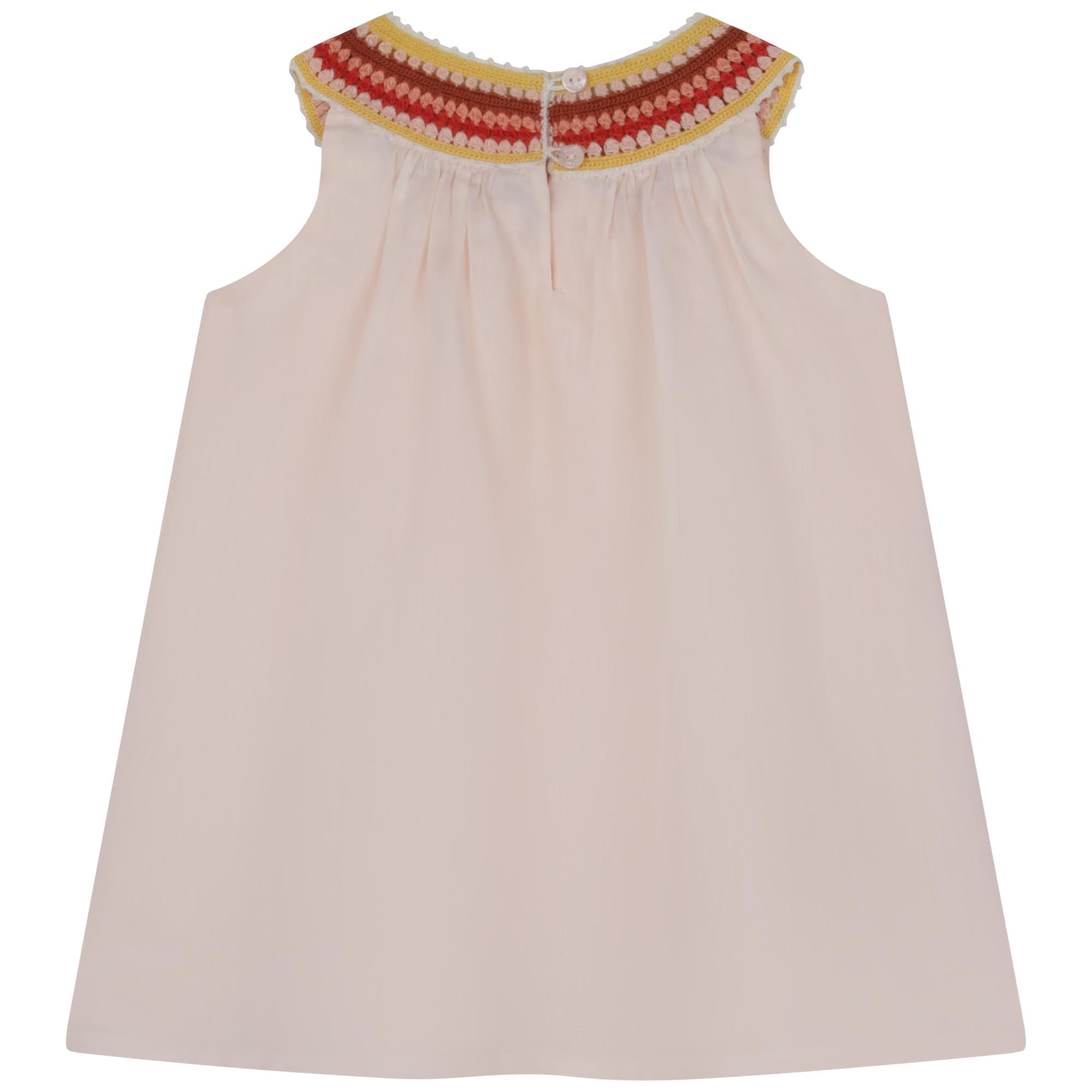 Robe en voile de coton - Bois de Rose