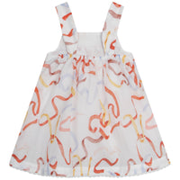 Robe à bretelles en voile de coton - Multicolor