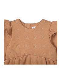Robe à manches longues en coton - Petit Beurre