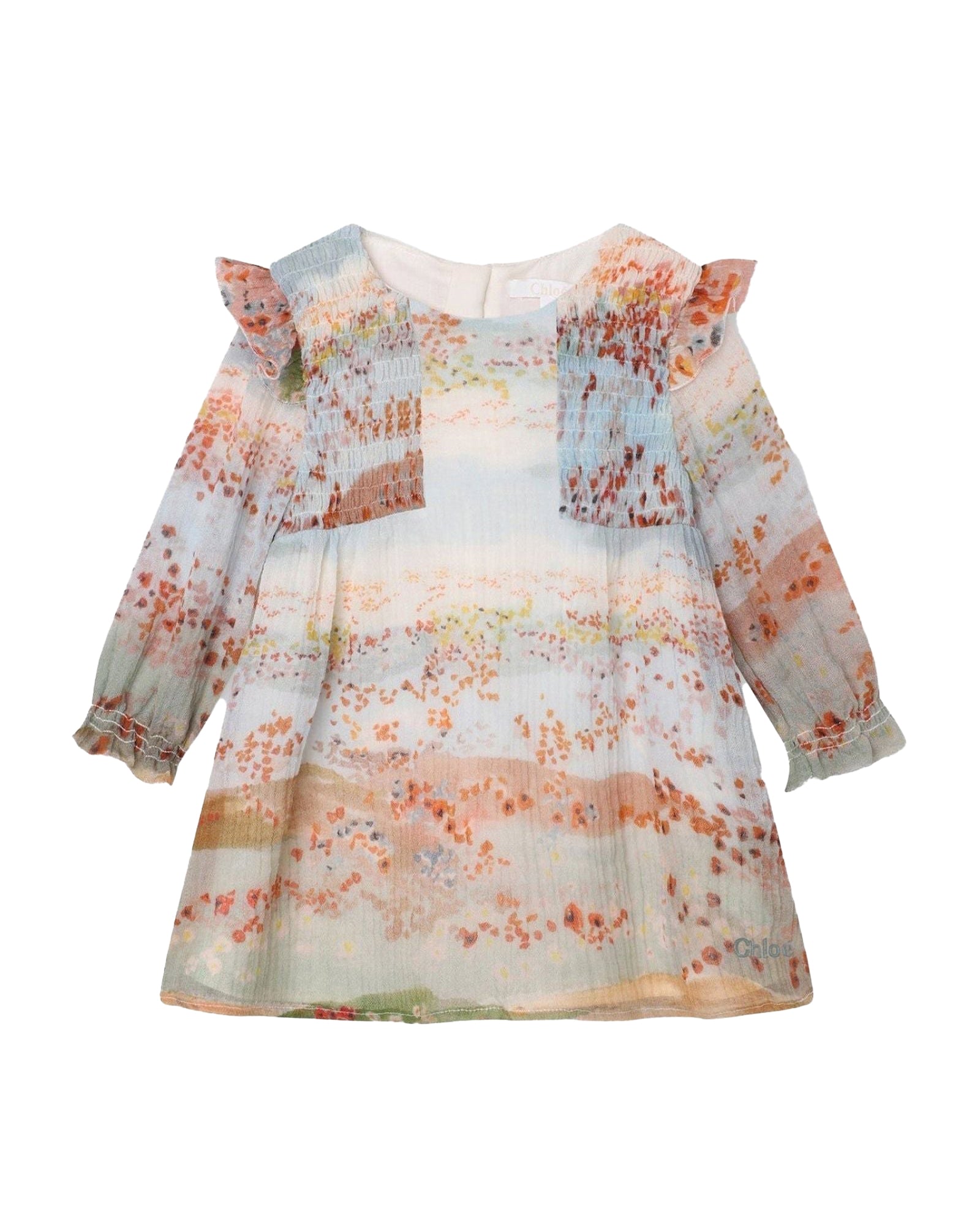 Robe de cérémonie en laine - Multicolor