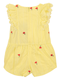 Combi-short à broderies - Light Lime
