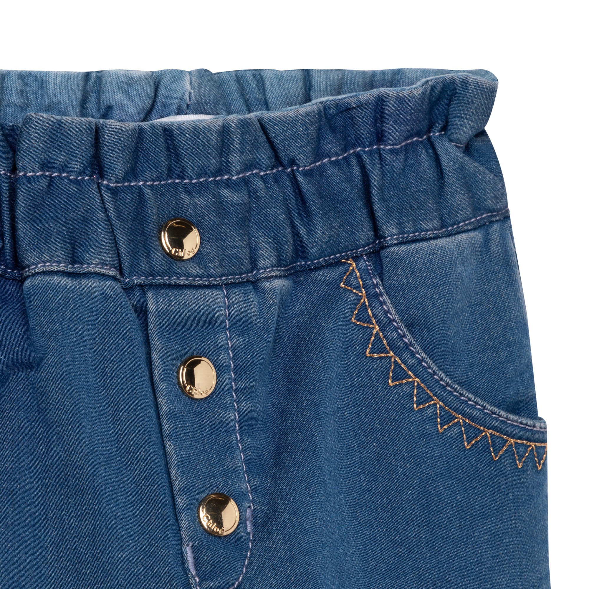 Pantalon en molleton denim - Denim Blue