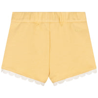 Short en molleton - Jaune pale