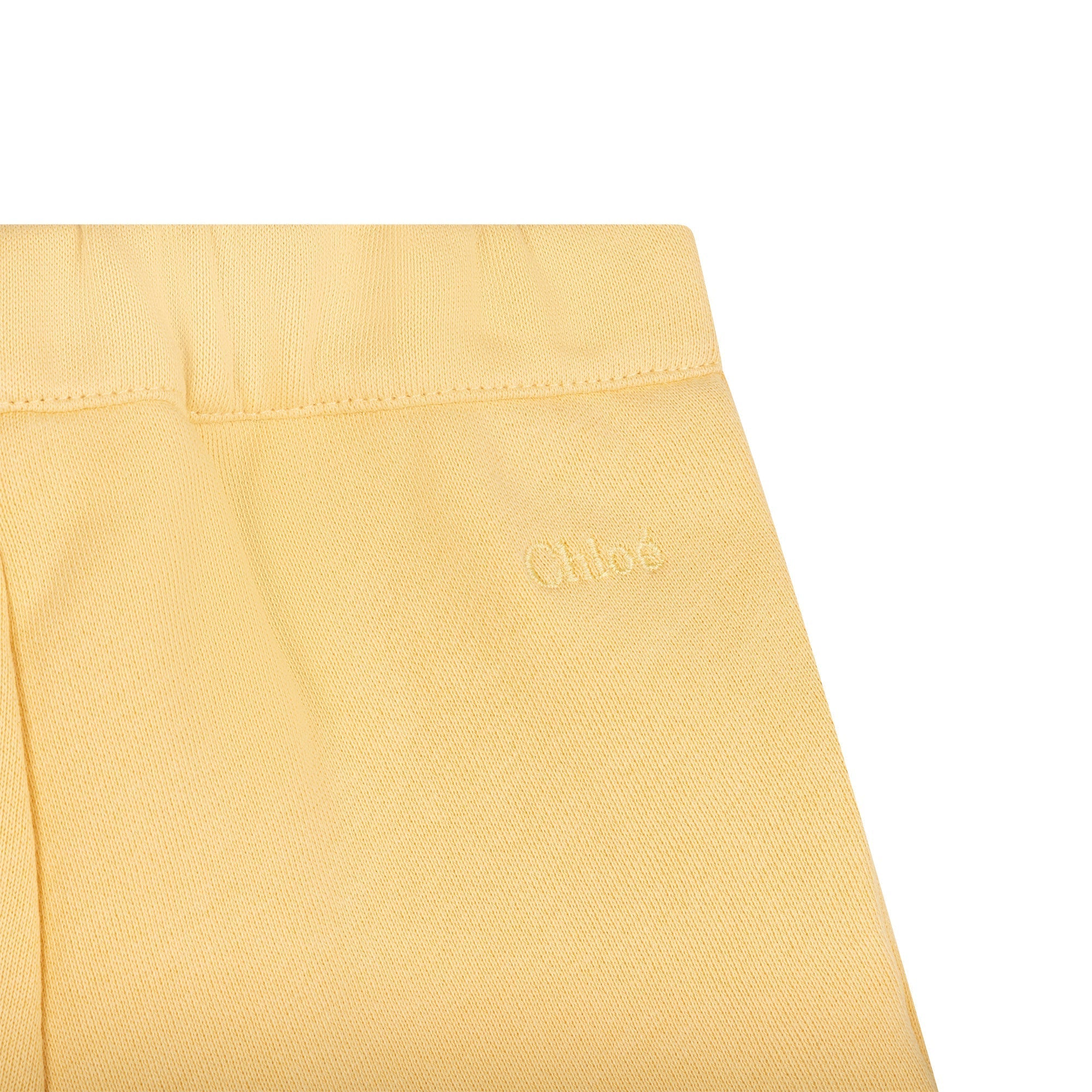 Short en molleton - Jaune pale
