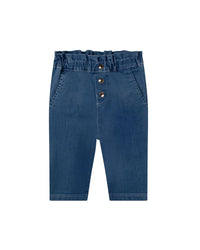 Pantalon en denim avec jeux et brossage - Double Stone