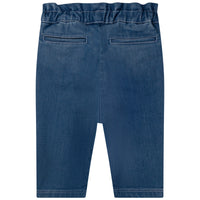 Pantalon en denim avec jeux et brossage - Double Stone