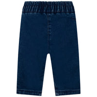 Pantalon essentiel en coton denim - Denim Blue