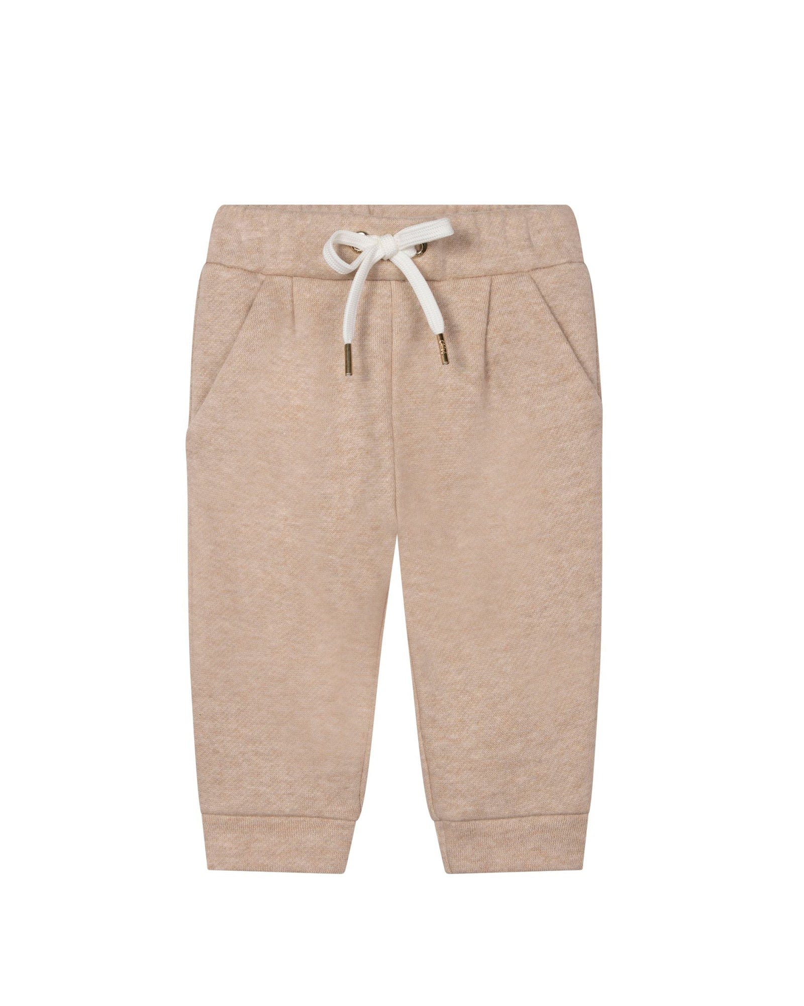 Pantalon de jogging en molleton - Beige Foncé