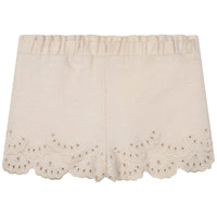 Short en drap de laine - Craie