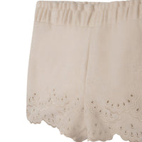 Short en drap de laine - Craie