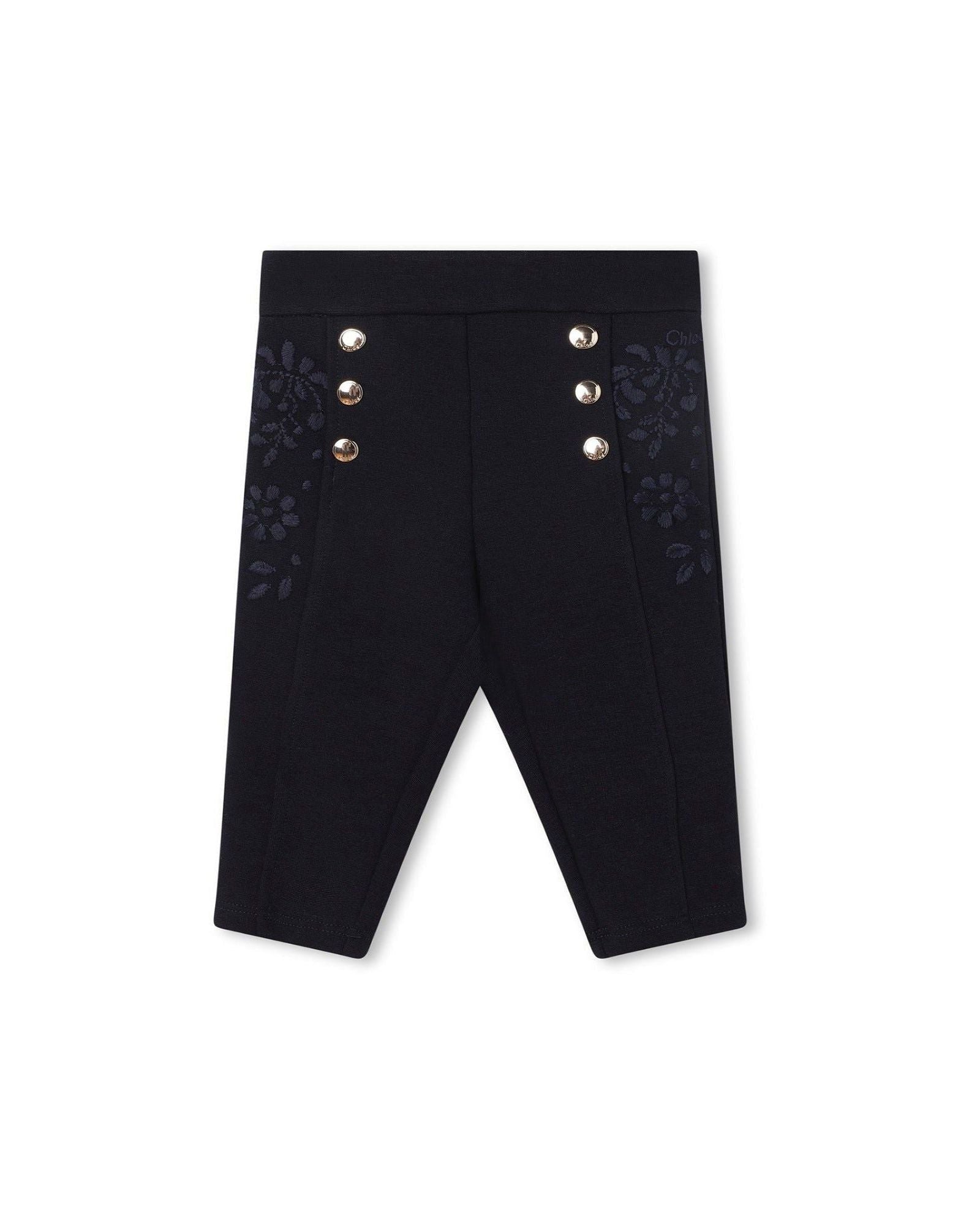 Pantalon en coton - Bleu Amiral