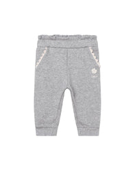 Cotton trousers - Mottled Grey