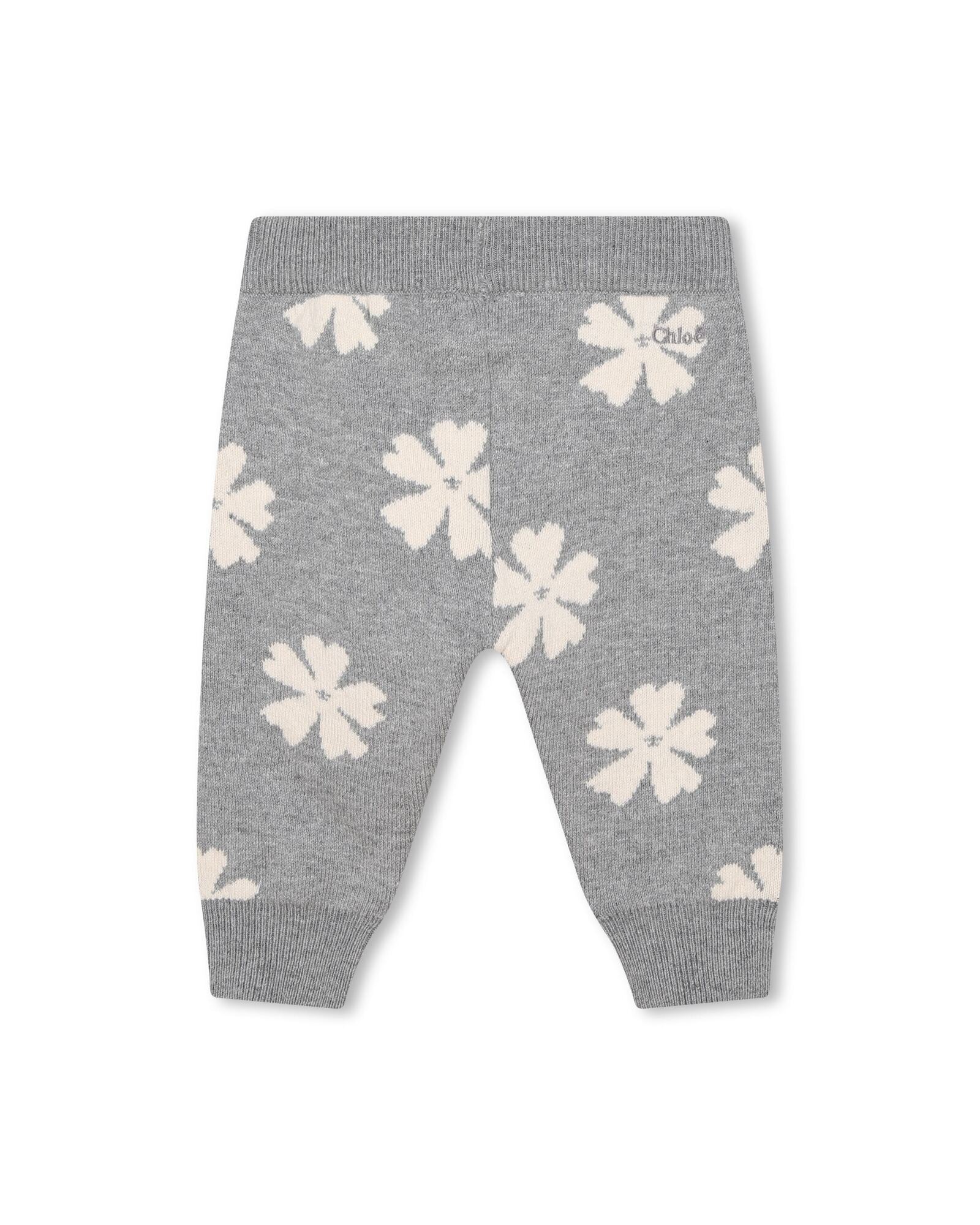 Cotton trousers - Mottled Grey