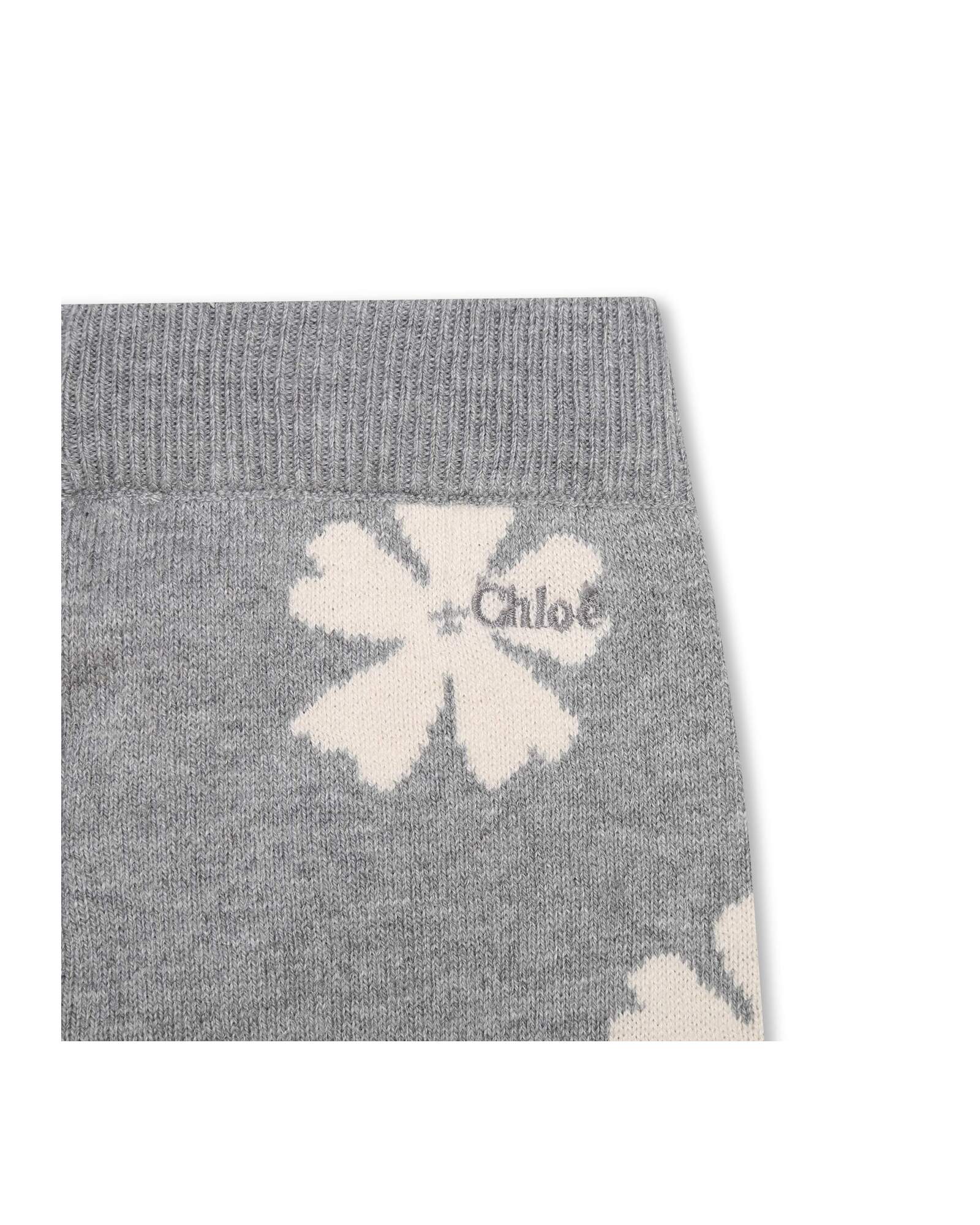 Cotton trousers - Mottled Grey