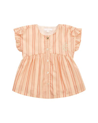 Robe à volants - Orange