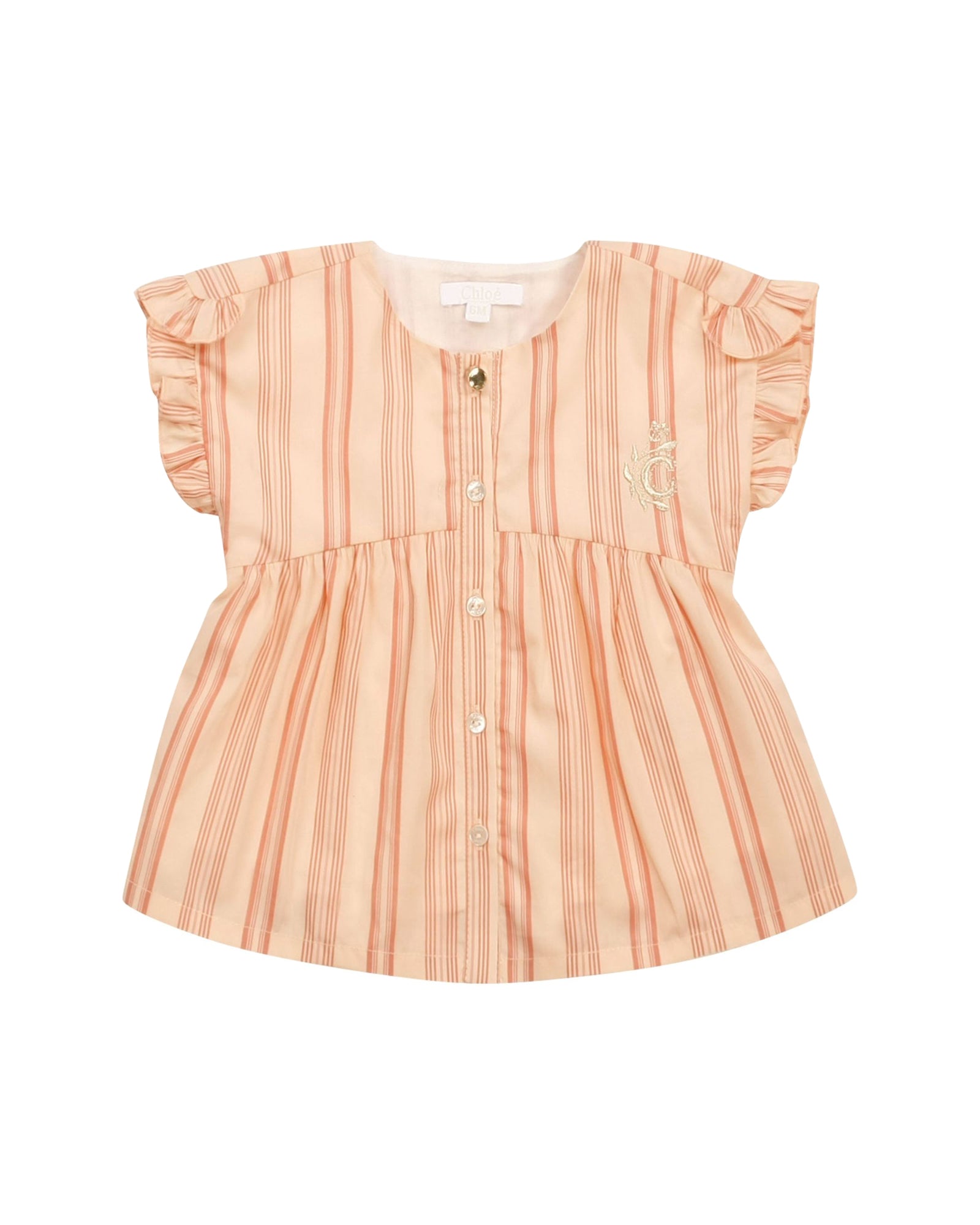 Robe à volants - Orange