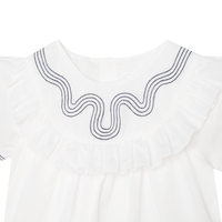 Blouse à broderies - Offwhite