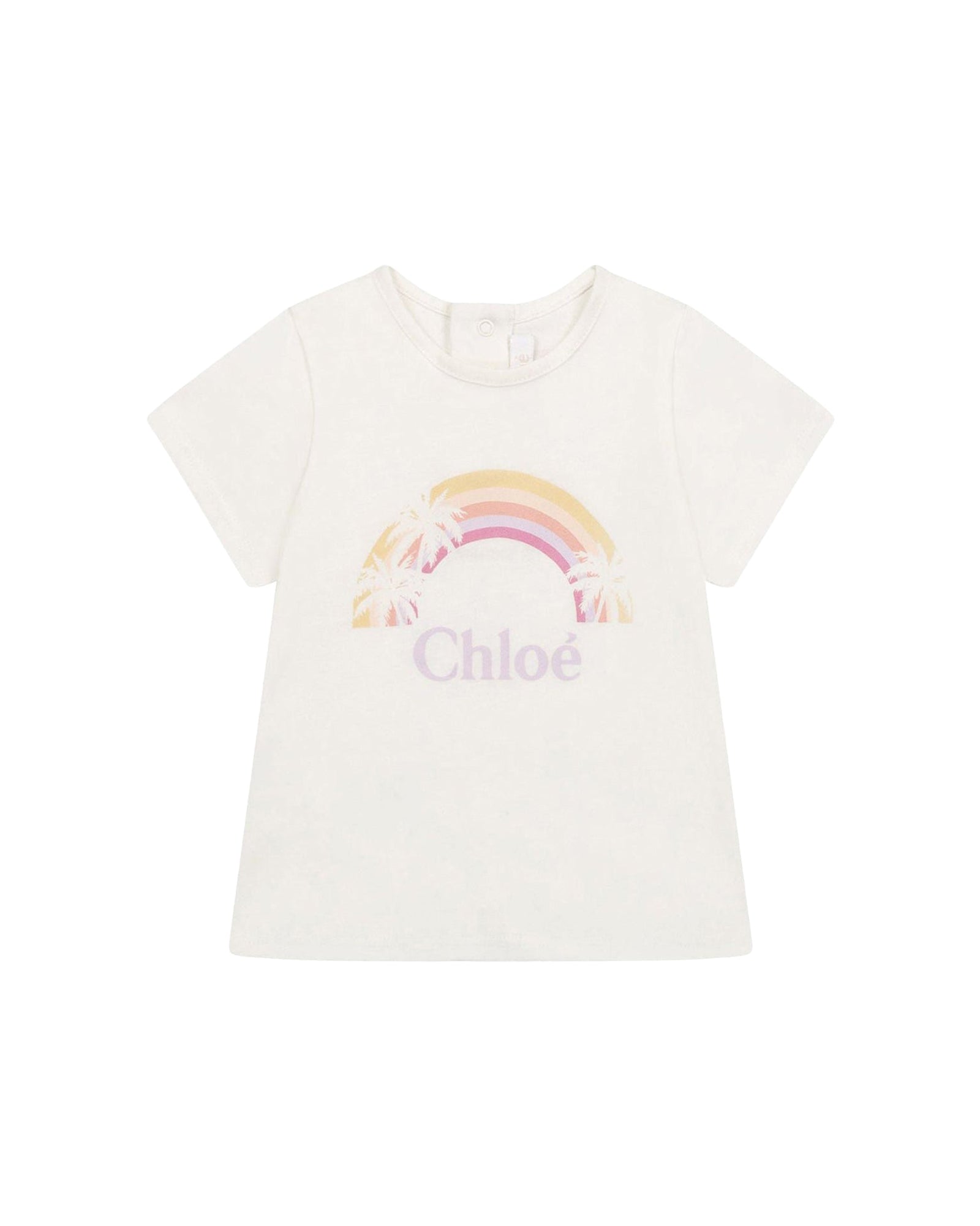T-shirt with rainbow design and logo - Off White