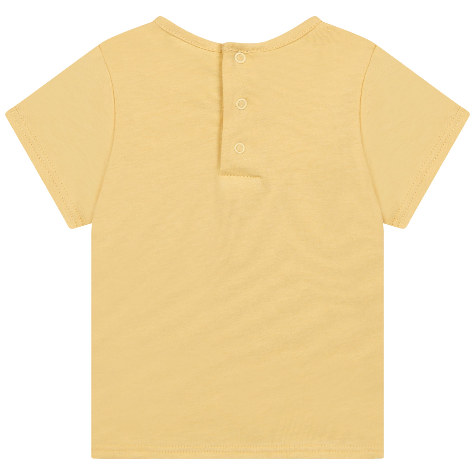 T-shirt avec visuel arc-en-ciel et logo - Jaune pale