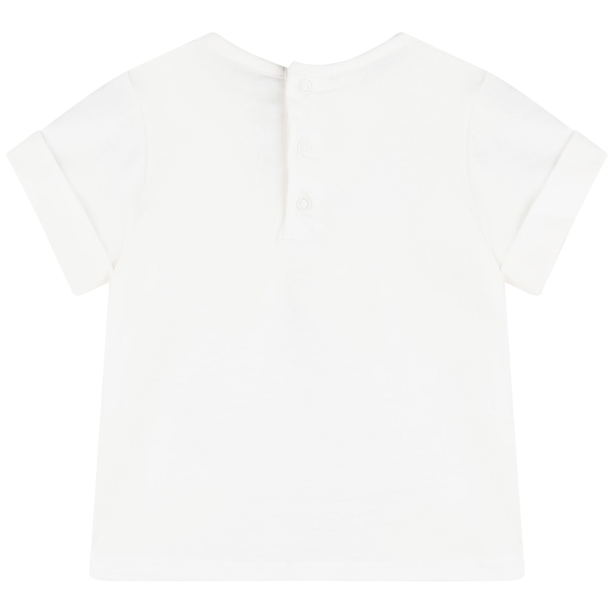 T-shirt logo ajouré - Offwhite
