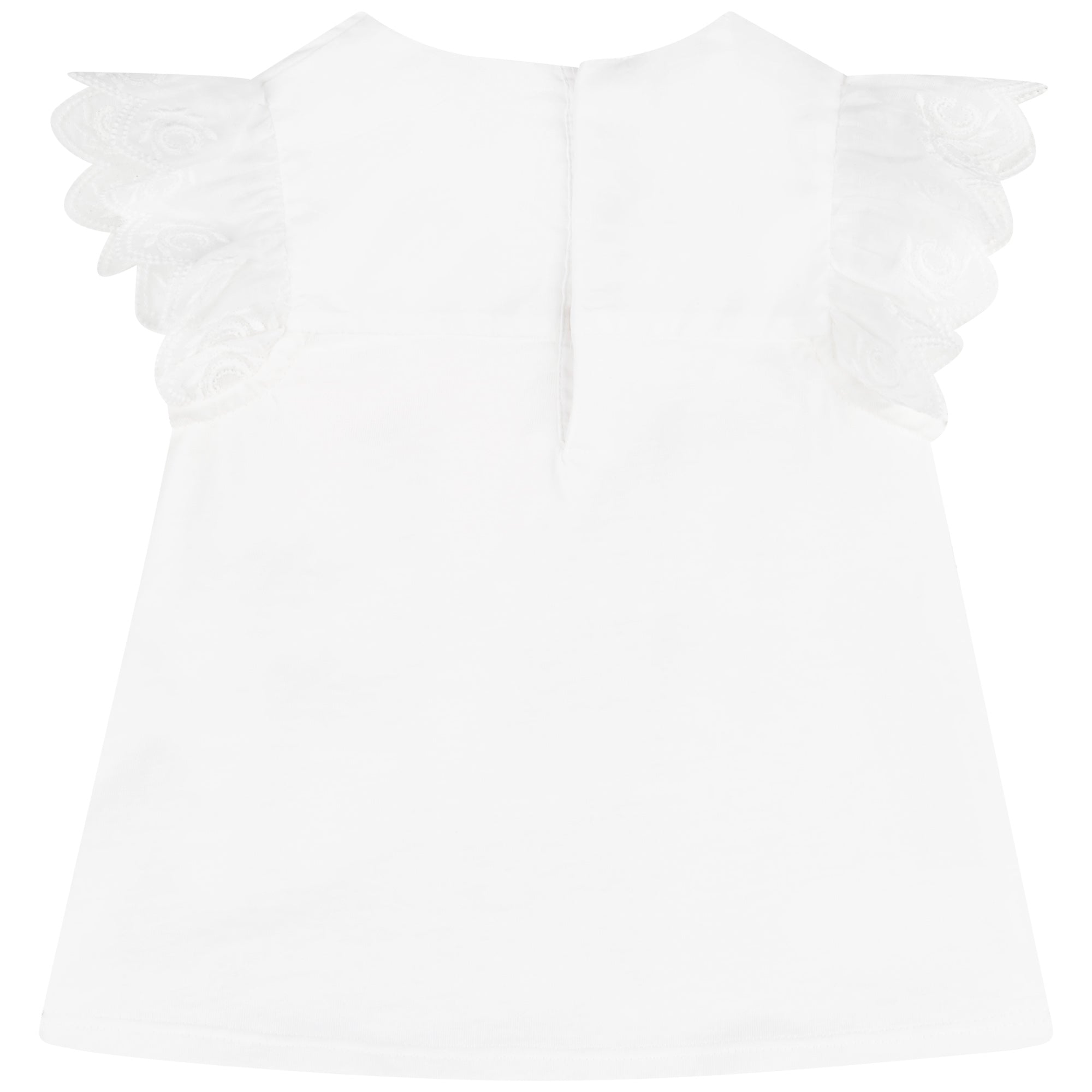 Top sans manche à volants - Offwhite