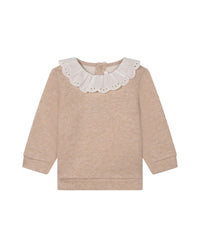 Sweatshirt en molleton - Beige Foncé
