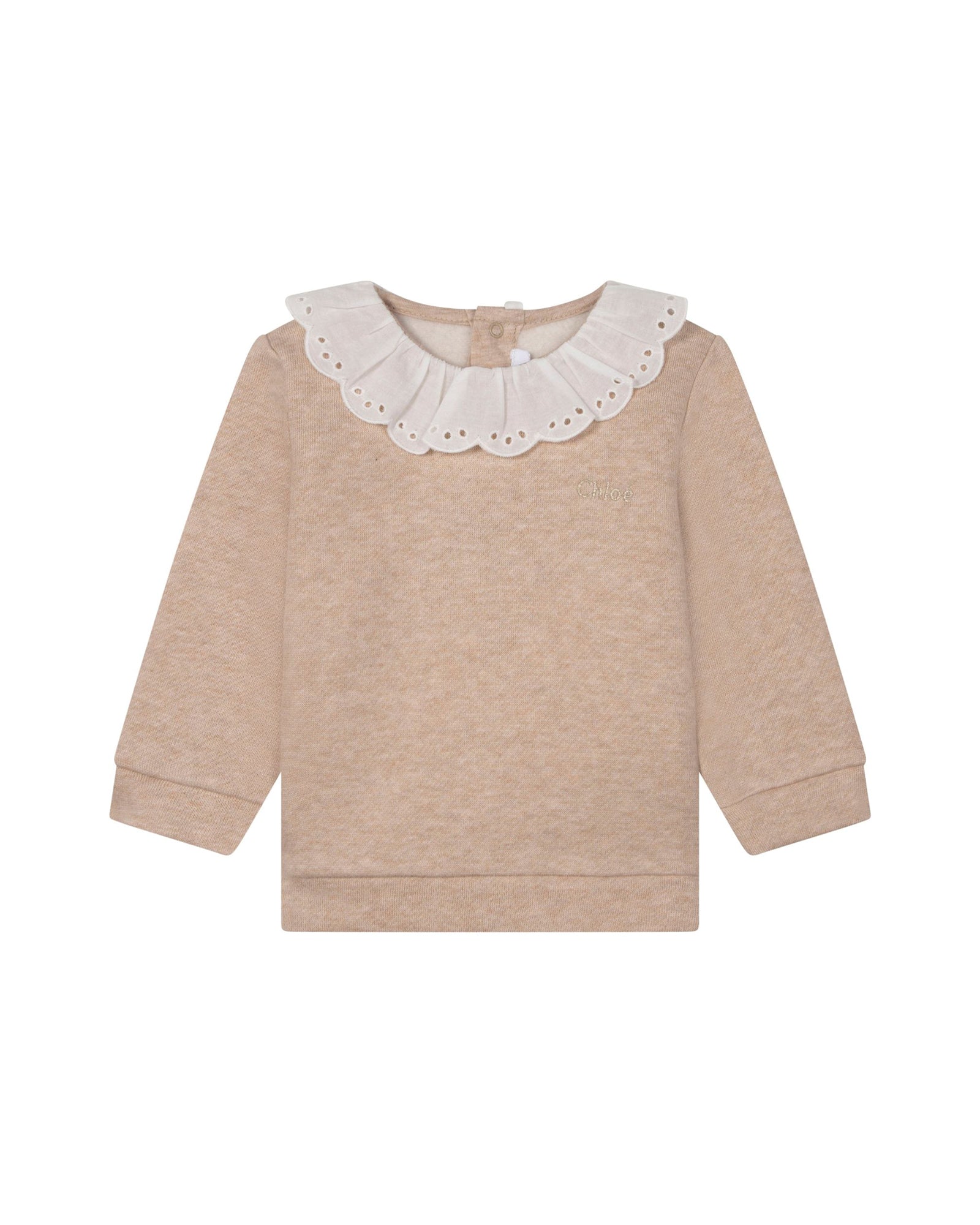 Sweatshirt en molleton - Beige Foncé