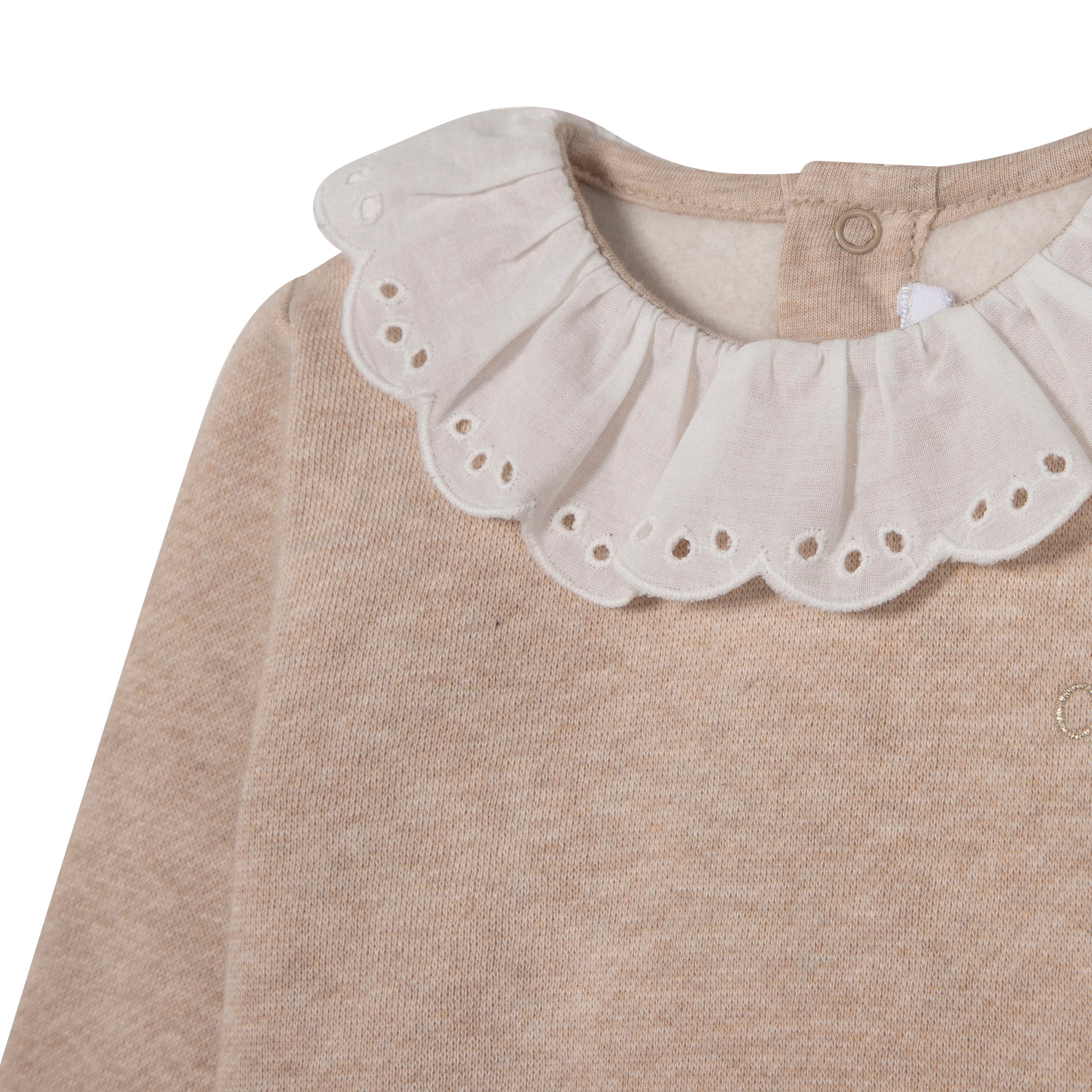 Sweatshirt en molleton - Beige Foncé