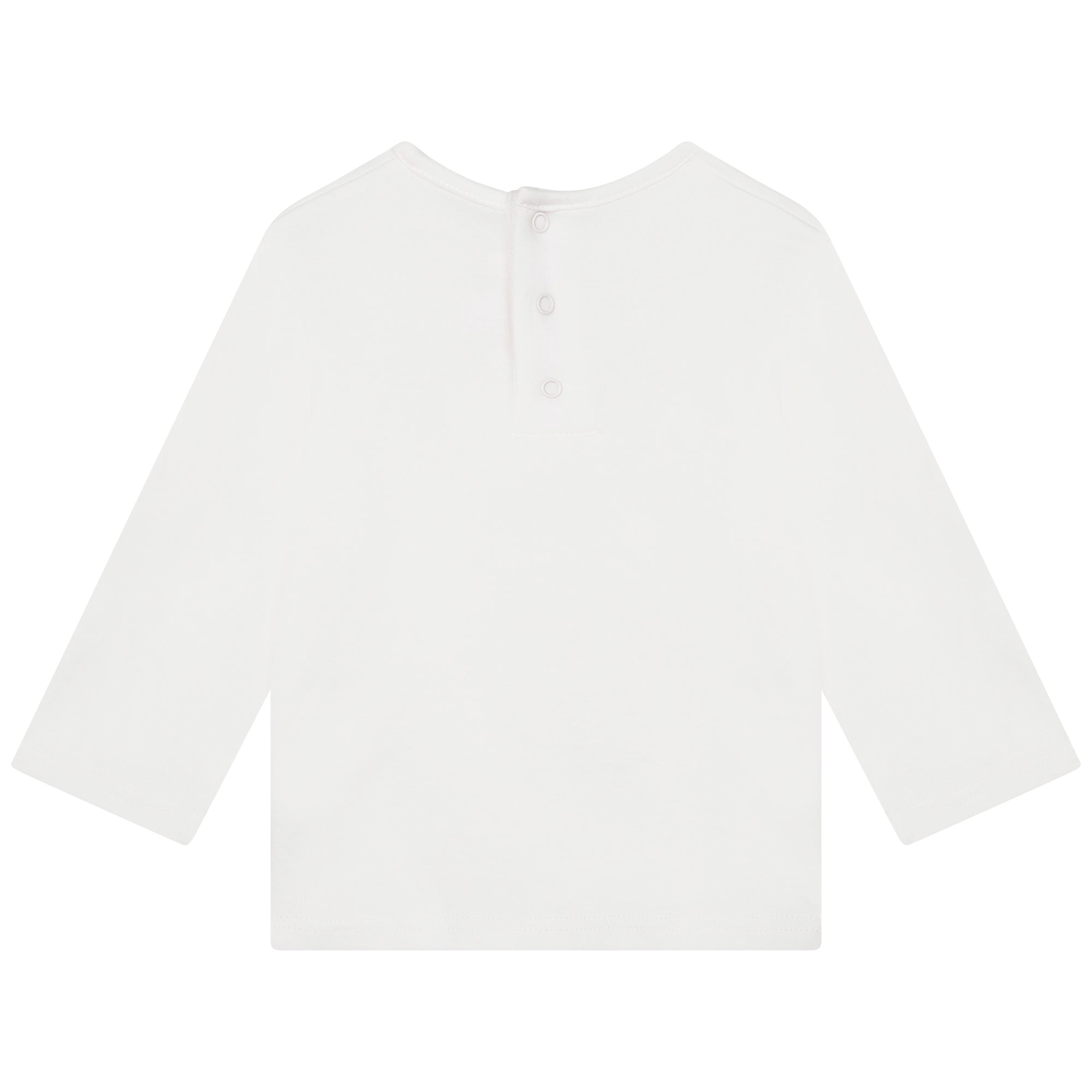T-shirt manches longues en interlock - Offwhite