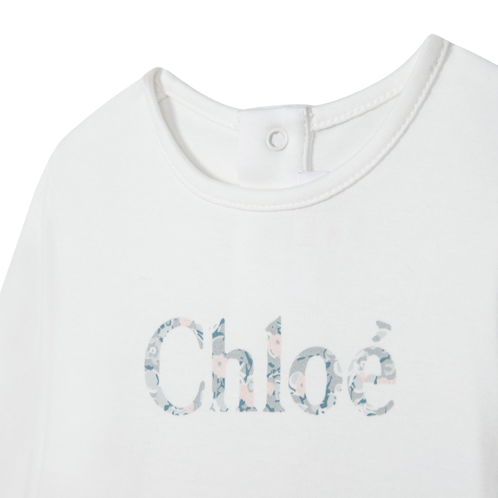 T-shirt manches longues en interlock - Offwhite