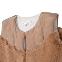 Gilet sans manches en polaire duveteuse - Petit Beurre