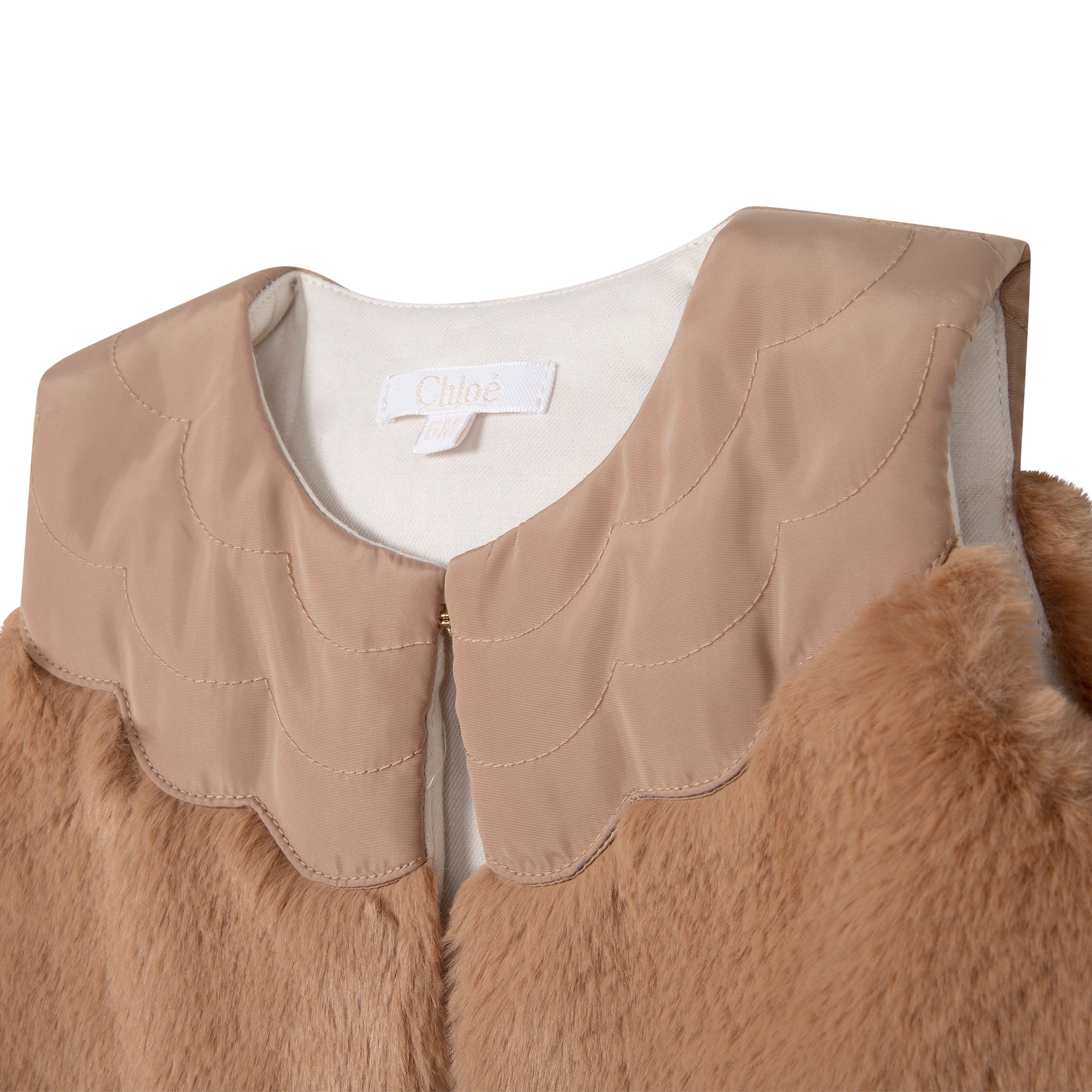 Gilet sans manches en polaire duveteuse - Petit Beurre
