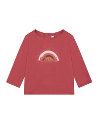 Short-sleeved printed T-shirt - Begonia