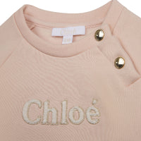 Embroidered fleece sweatshirt - Bois de Rose