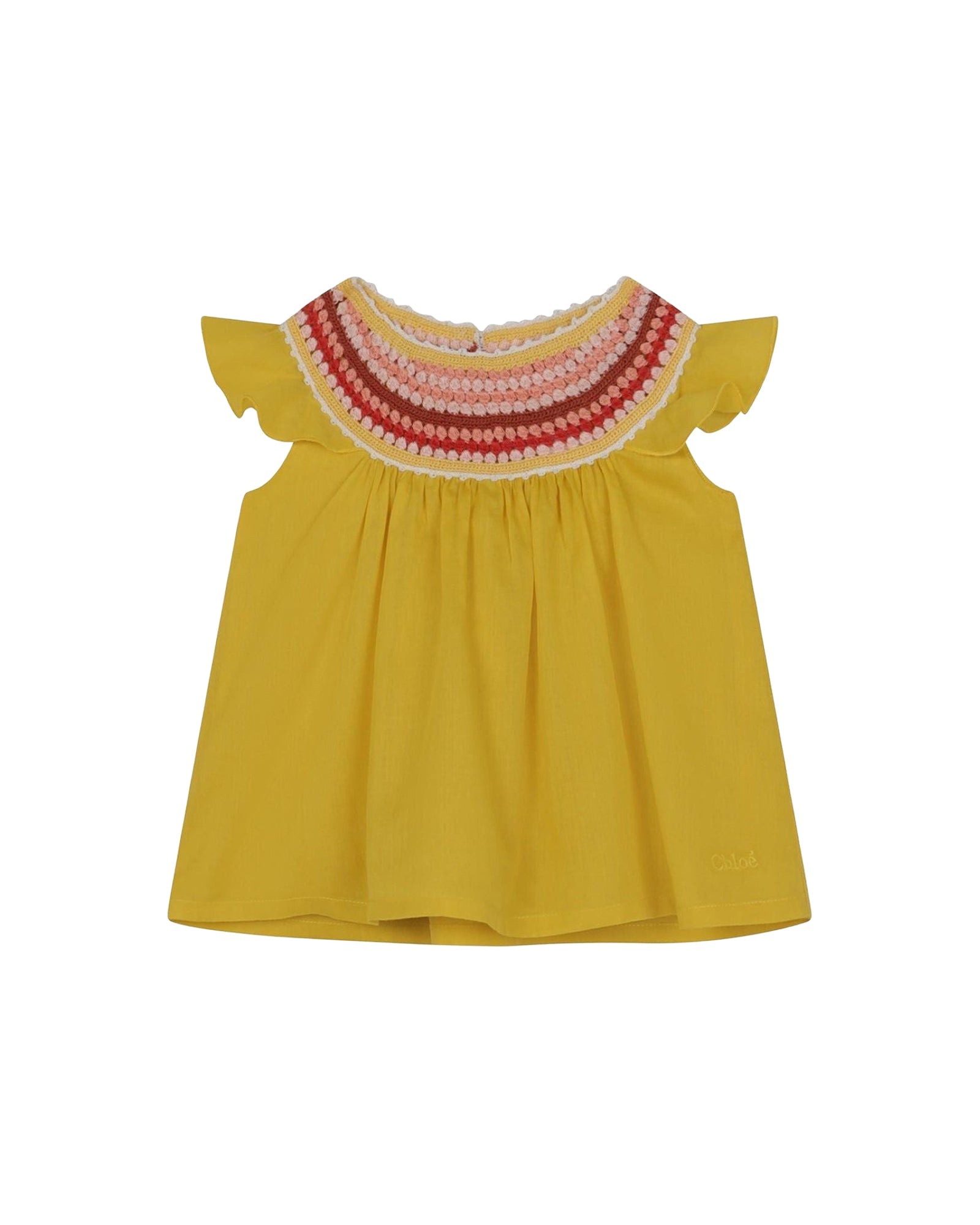 Blouse en voile de coton - Yellowed