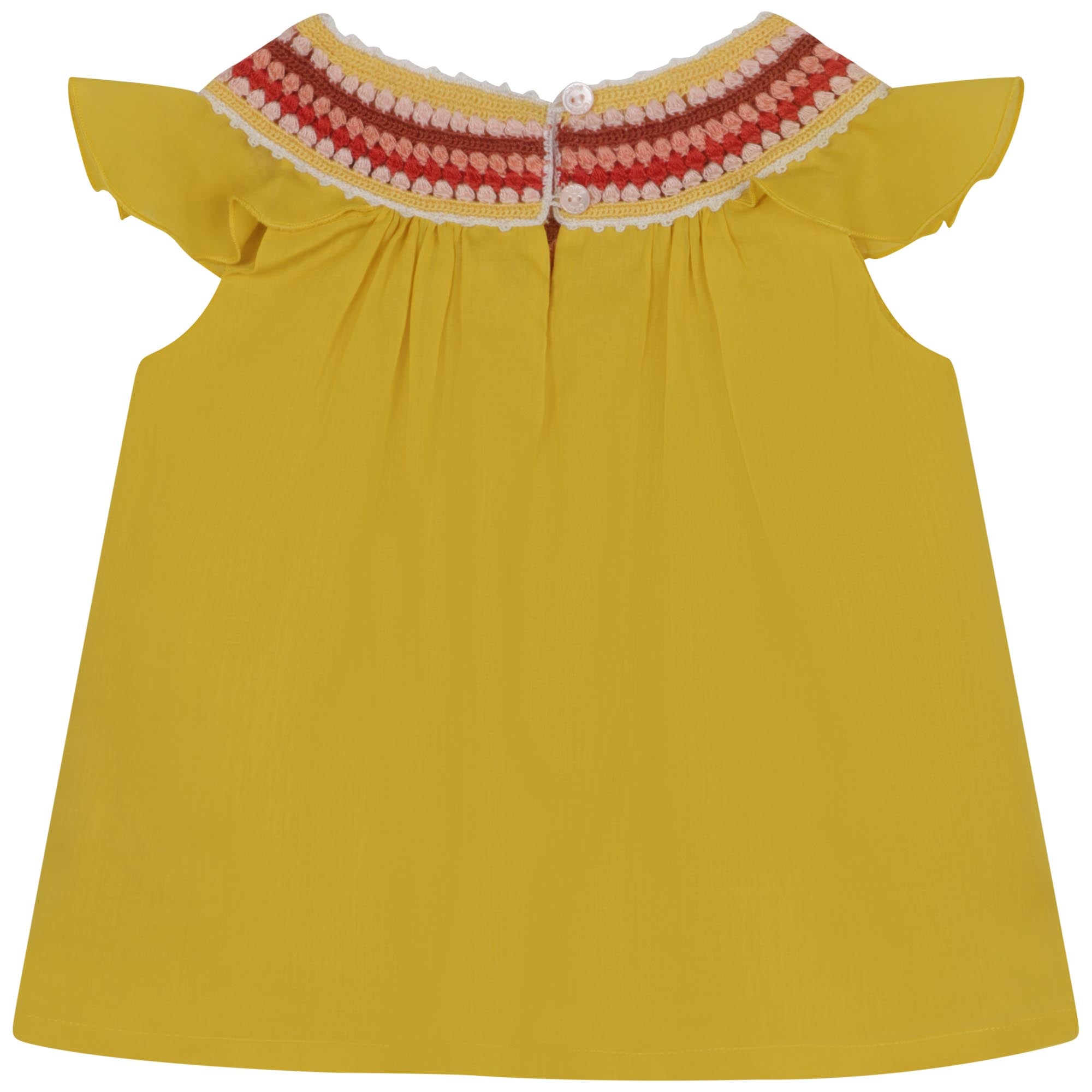 Blouse in cotton voile - Yellowed
