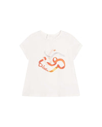 T-shirt manches courtes en coton - Offwhite